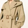 alexander mcqueen Trenchcoat Damen, Beige