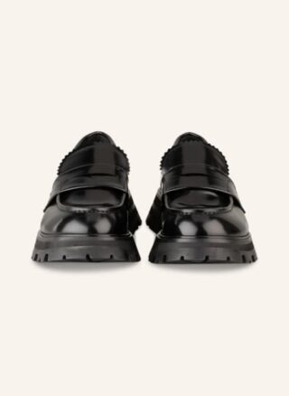 alexander mcqueen Wander Loafer Damen, Schwarz