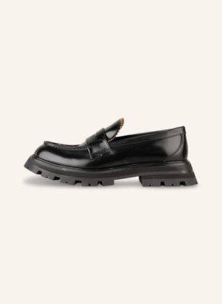 alexander mcqueen Wander Loafer Damen, Schwarz
