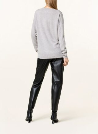 allude Cashmere-Pullover Damen, Grau