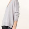 allude Cashmere-Pullover Damen, Grau