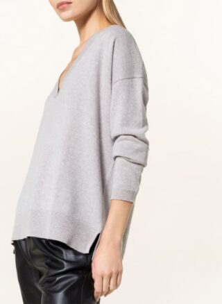 allude Cashmere-Pullover Damen, Grau