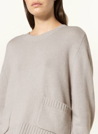 allude Cashmere-Pullover Damen, Grau