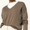 allude Cashmere-Pullover Damen, Grün