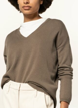 allude Cashmere-Pullover Damen, Grün