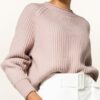 allude Cashmere-Pullover Damen, Pink