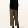 allude Cashmere-Pullover Damen, Schwarz