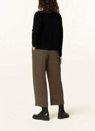 allude Cashmere-Pullover Damen, Schwarz
