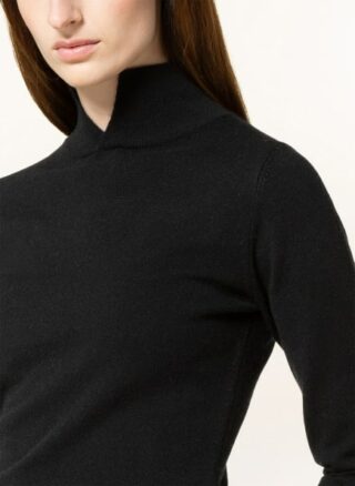 allude Cashmere-Pullover Damen, Schwarz