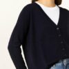 allude Cashmere-Strickjacke Damen, Blau