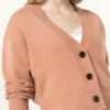 allude Cashmere-Strickjacke Damen, Orange