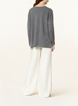 allude Oversized-Pullover Damen, Grau