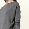 allude Oversized-Pullover Damen, Grau