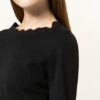 allude Pullover Damen, Schwarz