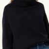 allude Rollkragenpullover Damen, Blau
