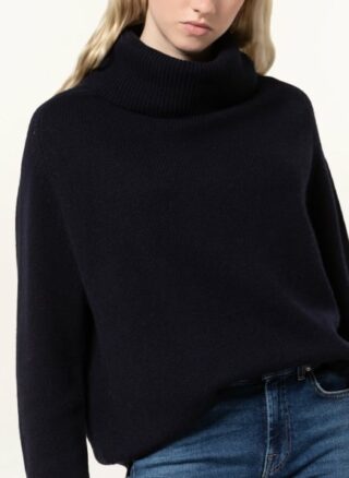 allude Rollkragenpullover Damen, Blau