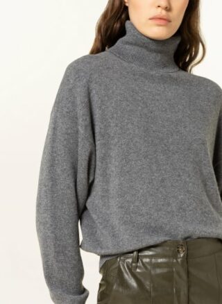 allude Rollkragenpullover Damen, Grau
