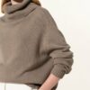 allude Rollkragenpullover Damen, Grün