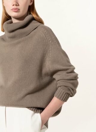 allude Rollkragenpullover Damen, Grün