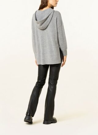 allude Strick-Hoodie Damen, Grau
