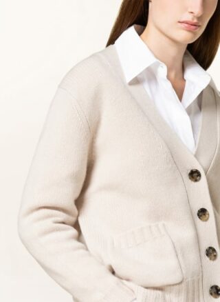 allude Strickjacke Damen, Weiß