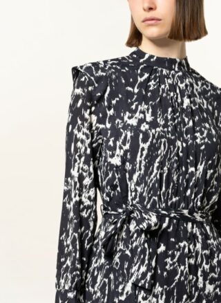ana alcazar Ausgestelltes Kleid Damen, Schwarz