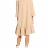 ana alcazar Hemdblusenkleid Damen, Beige