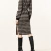 ana alcazar Strickkleid Damen, Schwarz