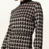 ana alcazar Strickkleid Damen, Schwarz