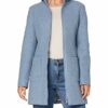 bugatti 661600-64033-330 Wollmantel Damen, Blau