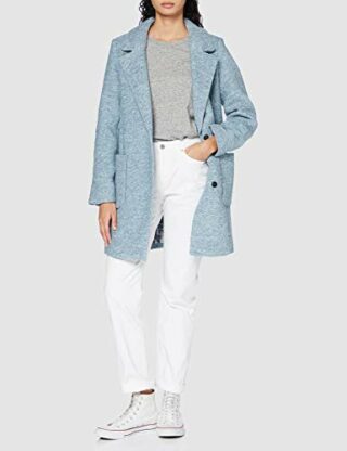 bugatti 661800-64009-320 Wollmantel Damen, Blau