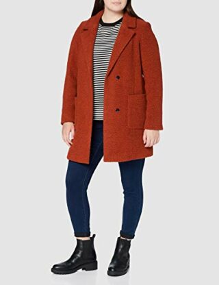 bugatti 661800-64024-670 Wollmantel Damen, Orange