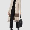 bugatti 662700-64021-40 Wollmantel Damen, Beige