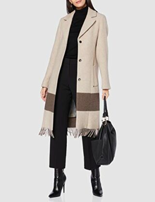 bugatti 662700-64021-40 Wollmantel Damen, Beige