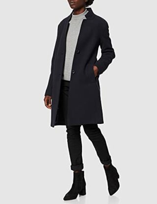 bugatti 861000-84032 Wollmantel Damen, Blau