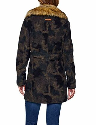camel active 310780 Wollmantel Damen, Braun