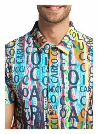 carlo colucci Campion Casual-Hemd Herren, Weiß