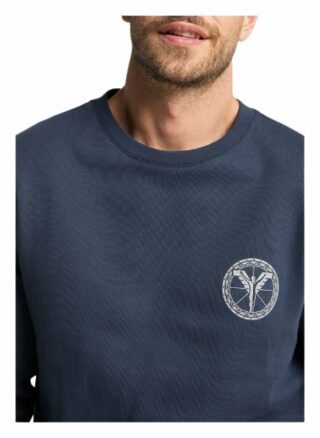 carlo colucci Carangelo Sweatshirt Herren, Blau