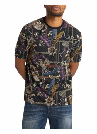 carlo colucci Cardillo T-Shirt Herren, Schwarz