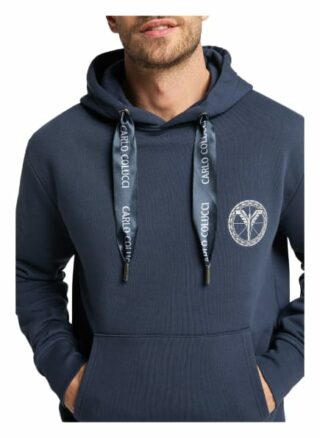 carlo colucci Cargnoni Sweatshirt Herren, Blau