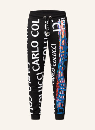carlo colucci Carlo Jogginghose Herren, Schwarz