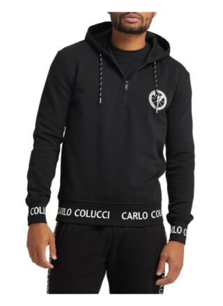 carlo colucci Carloni Sweatshirt Herren, Schwarz