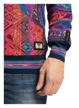 carlo colucci Cassini Pullover Herren, Blau