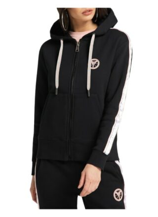 carlo colucci Cattaruzza Sweatjacke Damen, Schwarz