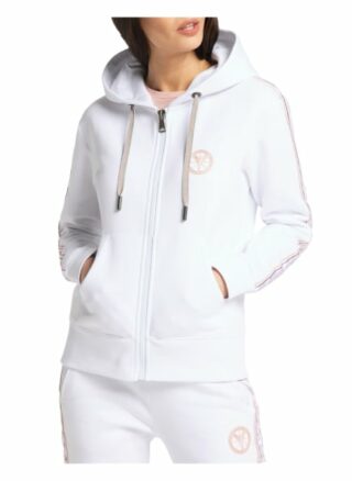 carlo colucci Cattaruzza Sweatjacke Damen, Weiß