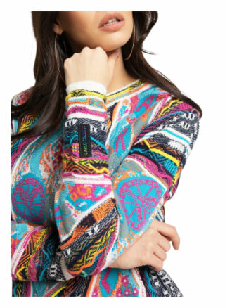 carlo colucci Cazacu Pullover Damen, Weiß