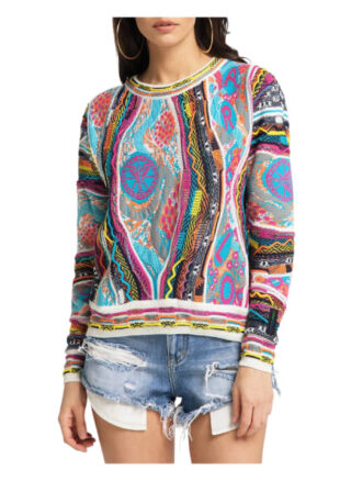 carlo colucci Cazacu Pullover Damen, Weiß