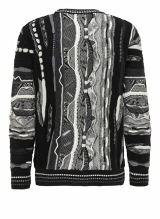 carlo colucci Cinquemani Pullover Herren, Schwarz