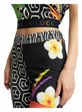 carlo colucci Cipressa Top Damen, Schwarz