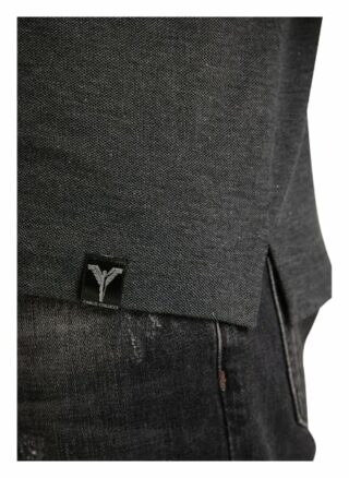 carlo colucci Colanera Poloshirt Herren, Schwarz